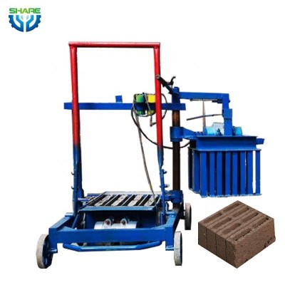 Portable Manual Soil Concrete Block Brick Making Machine